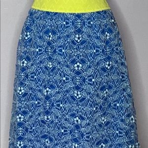 Yellow and black XL Cassie skirt